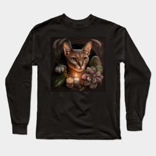 Abyssinian Cat Ritual Long Sleeve T-Shirt